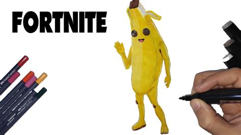 Drawing Peely Banana Fortnite Youtube