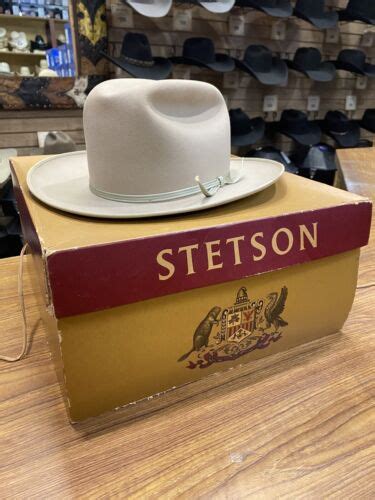 Vintage 1950 Stetson 3x Beaver Cowboy Hat Size 7 Ebay