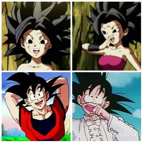 Goku And Caulifla Personajes De Dragon Ball Personajes De Goku Goku