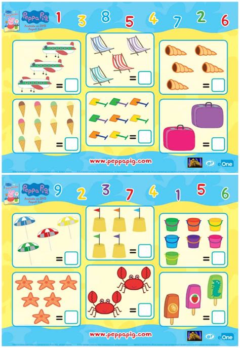 Every worksheet has thousands of variations, so you need never run out of practice material. Free Peppa Pig Printable Math Worksheets | Mama Likes This