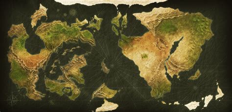 Map Of The The Known World In The Known World World Anvil