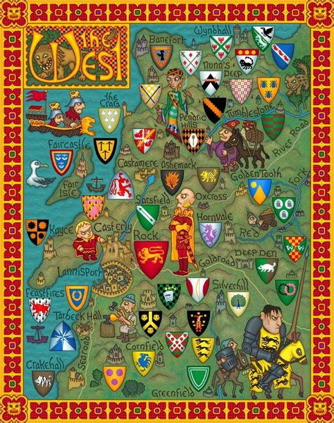 The West Of Westeros The Ancestral Domain Of House Lannister