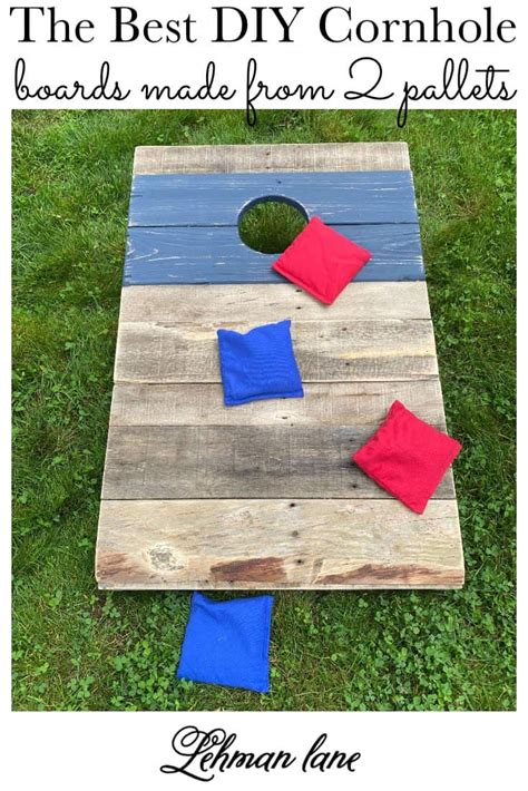 The Best Diy Cornhole Boards Made From 2 Pallets In 7 Easy Steps
