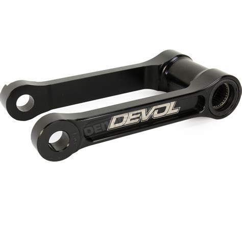 Lowering the seat height on your dirt bike can greatly help your riding. Devol Racing Black Lowering Link - 0115-4703 Dirt Bike ...