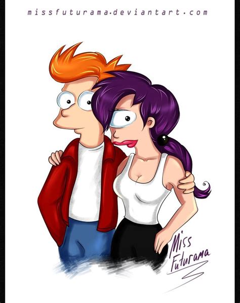 Mr And Mrs Fry By Missfuturama Futurama Cartoon Shows Couple Cartoon