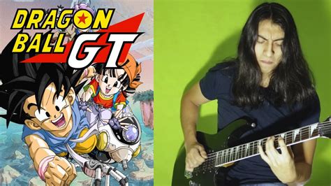 Dragon Ball Gt Opening Dan Dan Kokoro Hikareteku Metal Guitar Youtube