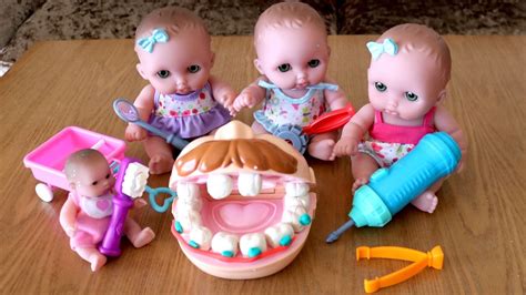 Doctor Lil Cutesies Dentist Baby Dolls Drill N Fill Patients Teeth