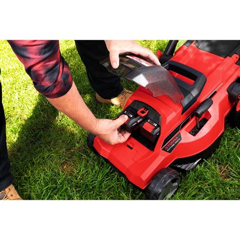 Ozito Power X Change 2 X 18v Telescopic Lawn Mower Kit Bunnings Warehouse