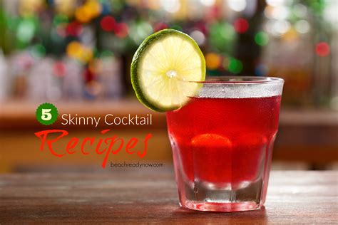 Five Skinny Cocktail Recipes Skinny Cocktails Skinny Cocktail Recipes Cocktail Recipes