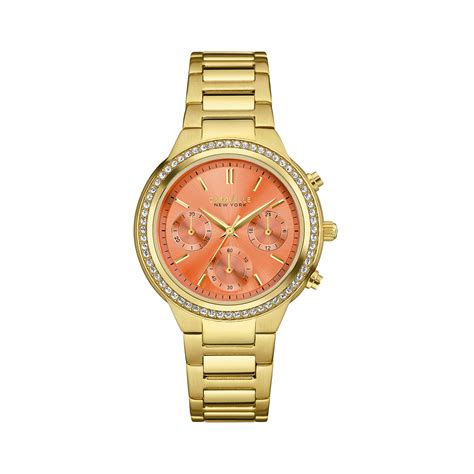 CARAVELLE Designed by Bulova - Caravelle Designed By Bulova Women's Gold-Tone Crystal Watch 