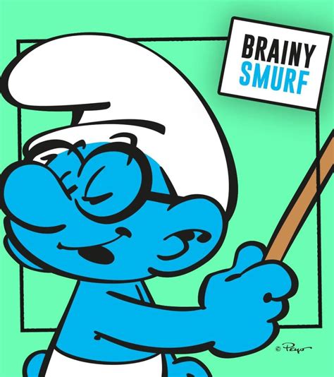 The Smurfs Official On Instagram “smurf Of The Month Brainy Smurf 👓