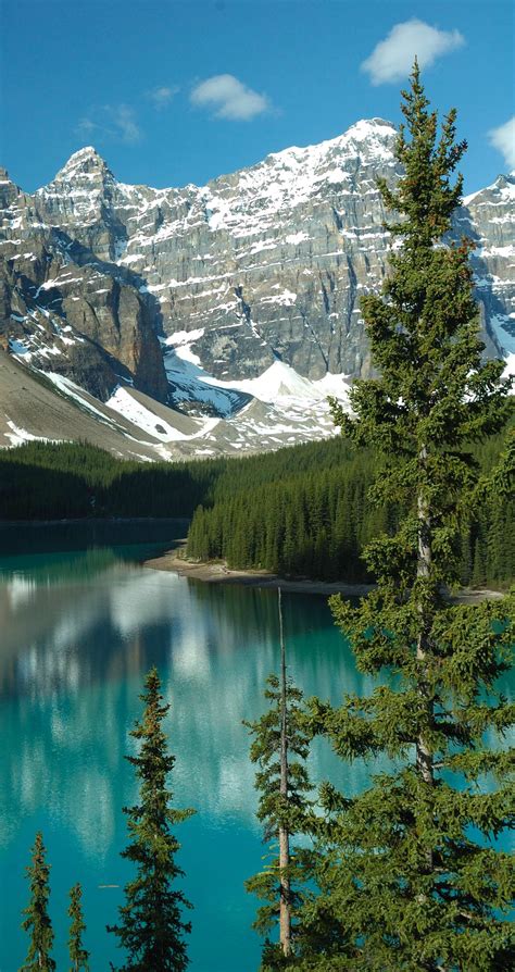 This Is The Beautiful Moraine Lake ~ Located In The Canadian Rockies