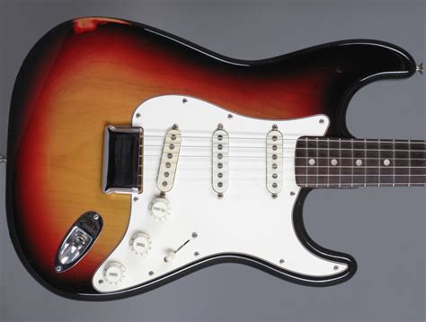 Fender Stratocaster Hardtail 1974 3 Tone Sunburst Guitar For Sale