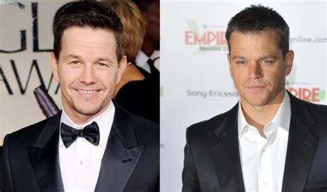 These hollywood lookalike pairs are matt damon and mark wahlberg, paz vega and penelope cruz, ian somerhalder and rob lowe, isla fisher and amy adams, michael cera despite looking almost nothing alike, matt damon and mark wahlberg have admitted to being confused for one another. Mark Wahlberg and Matt Damon ;)