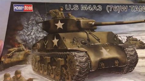 A Look At Hobby Lobby M4a3 Sherman By Hobbyboss In 1 48 Scale Youtube