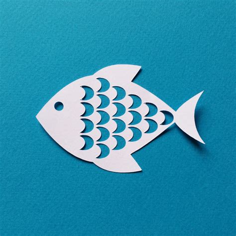 Cute and Beautiful SVG Fish with Scales. Fishes SVG files to Print or