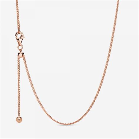 Pandora Rose 388283 Kette Damen Curb Chain Rosé Vergoldet 60 Cm Karat24