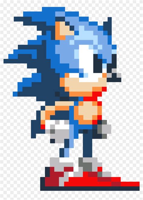 16 Bit Sonic By Nathanmarino D4nscn2 Sonic Mania Sprite  Hd Png