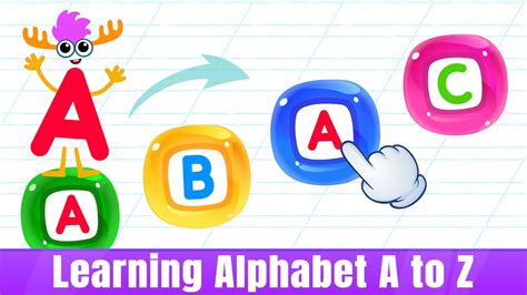 Learning Letters Alphabet A To Z Letter A Game With Letter A Bini