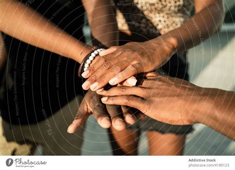 African American Hands Holding