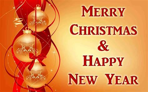 Merry Christmas And Happy New Year Wishes And Greetings