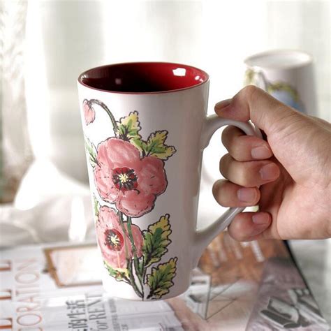 Hand Painted Ceramic Coffee Cup Ceramic Milk Mug T Porcelain Coffee