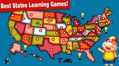 States And Capitals Map Games By Jp Game Llc