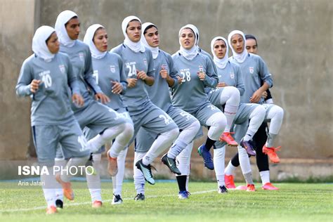 Isna Training Session Of Iran Womens National Football Team