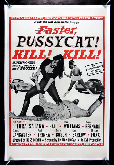 Faster Pussycat Kill Kill Cinemasterpieces Movie Poster 1965 Russ Meyer Ebay