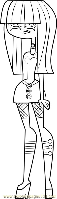 Total Drama Island Coloring Pages : Total Drama Coloring Pages