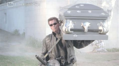 Graveyard Shootout Scene Terminator 3 Arnold With Coffin YouTube