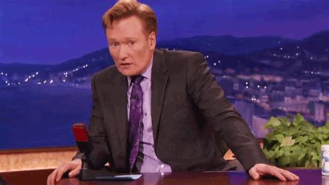 Nervous Conan Obrien Gif By Team Coco Find Share On Giphy