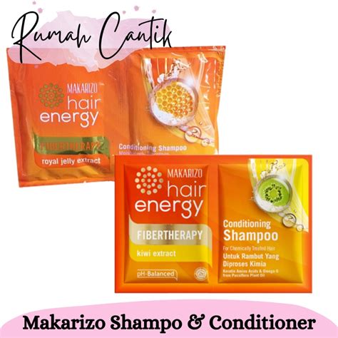 Jual Makarizo Hair Energy Shampo Dan Conditiones Kemasan Sachet
