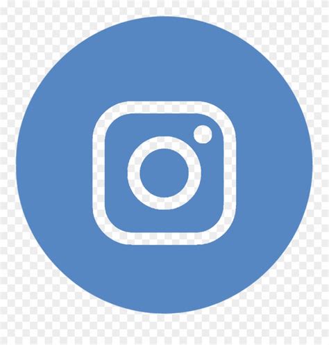 Instagram Icon Instagram Logo  Blue Clipart 738059