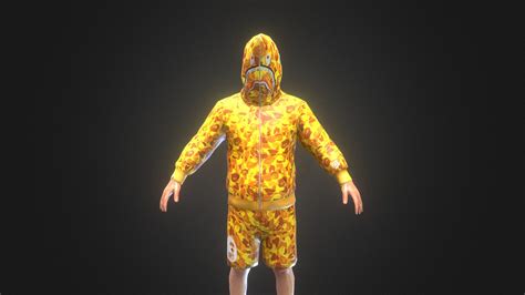 Bape Set Pubg By Levin X Gaming Download Free 3d Model By ᄂΣviП X