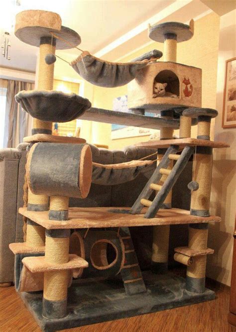 Ultimate Kitty Playland Cool Cats Cool Cat Trees Diy Cat Tree Cheap