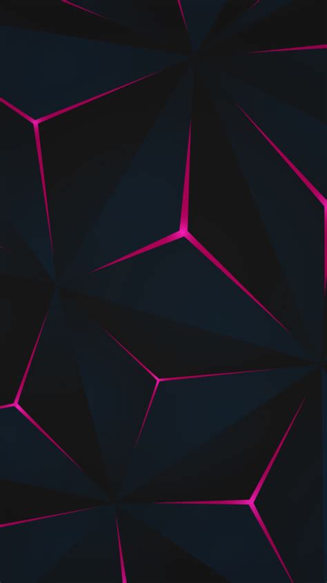 480x854 Glowing Triangle Pattern Android One Mobile Wallpaper Hd