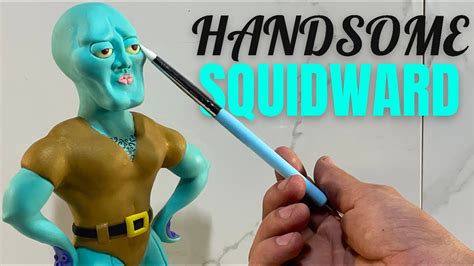 Sculpting Handsome Squidward SpongeBob SquarePants Polymer Clay Tutorial YouTube