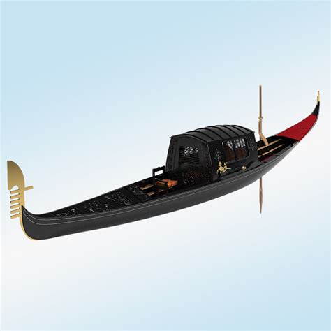 3d Gondola Boat Model