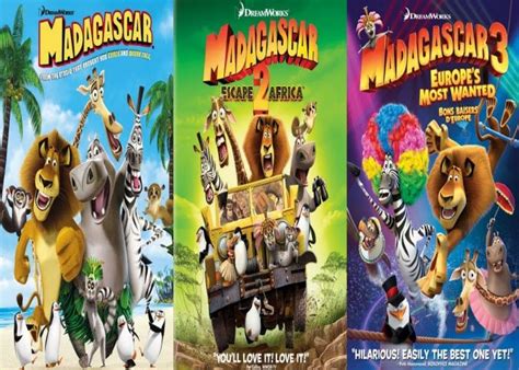 2012 93 min pg comedy, action/adventure, animation movie 3d. Madagascar 1, 2 and 3 | Dreamworks movies, Madagascar ...