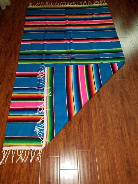 Buy mexican throw and get the best deals at the lowest prices on ebay! Serape 78" Vintage Mexican Throw Blanket Wall hanging Folk ...