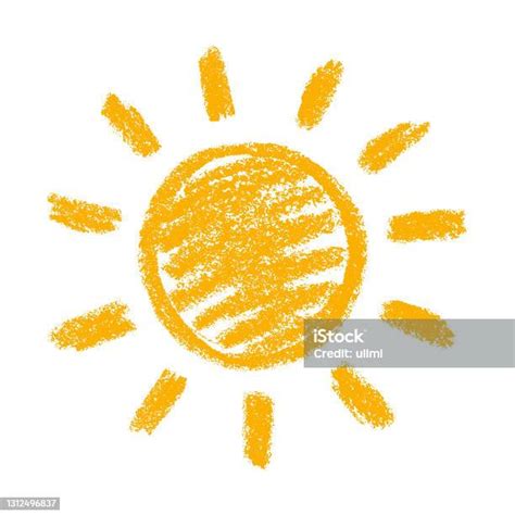 Sun Stock Illustration Download Image Now Sun Chalk Art