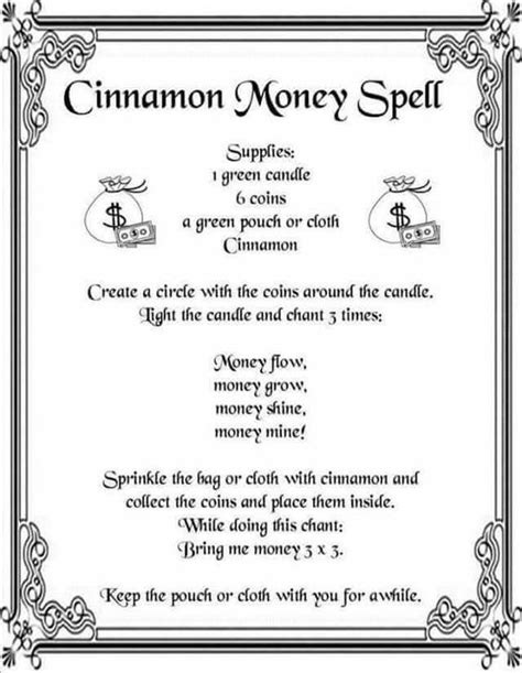 Spells For Prosperity Thursday Cinnamon Money Spell Artofit