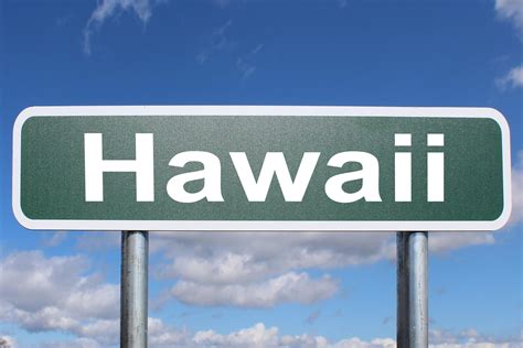 Hawaii Free Of Charge Creative Commons Highway Sign Image