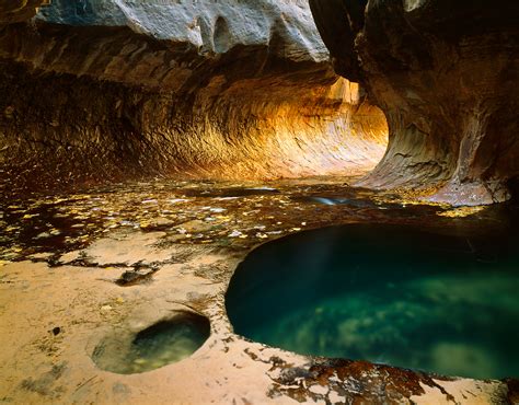 The Subway And Pool Zion National Park Utah