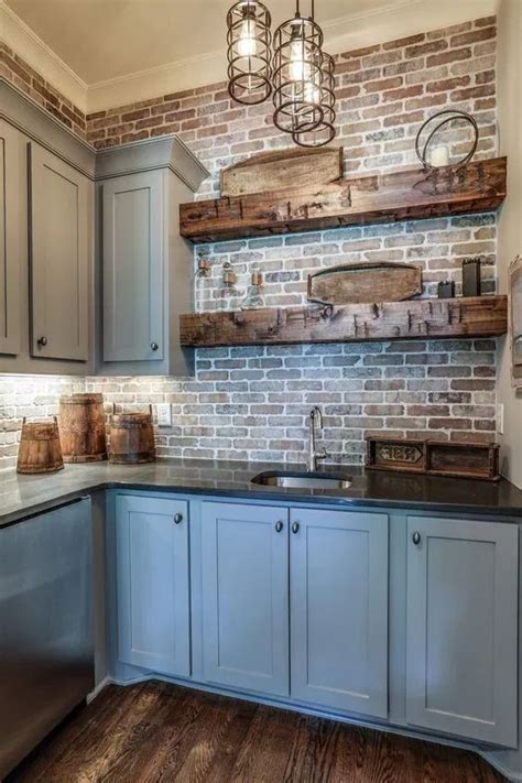 25 Gorgeous Exposed Brick Wall Kitchen Designs Youll Love The Great