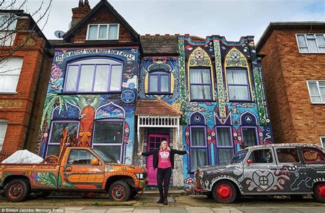 Artist Transforms Her West London Home Into A Giant Mosaic Mural