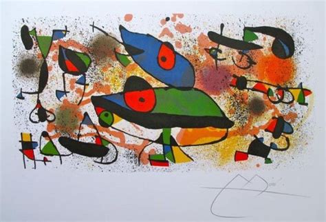 Joan Miro Sculptures Ii Limited Edition Lithograph