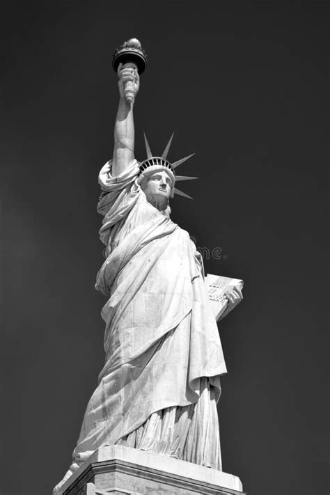 Standbeeld Van Vrijheid De Stad Van New York 43 Stock Afbeelding