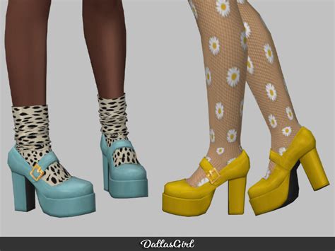 Maxis Match Cc World Platform Mary Janes Sims 4 Cc Shoes Sims 4 Vrogue